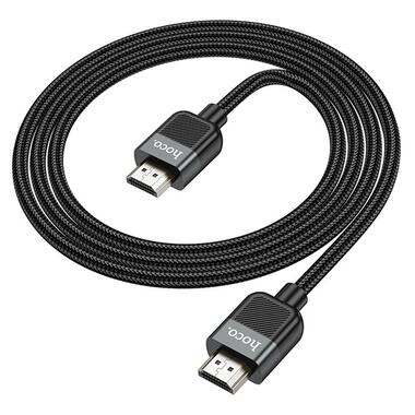 Кабель HOCO Cutting-edge HDTV 2.0 male-to-male 4K HD data cable US09 (L=1M) черный фото №2
