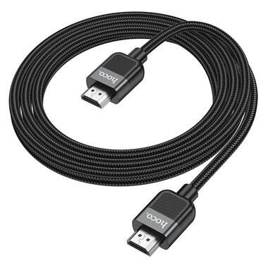 Кабель HOCO Cutting-edge HDTV 2.0 male-to-male 4K HD data cable US09 (L=2m) черный фото №5
