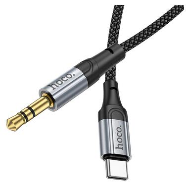 Кабель HOCO fresh digital audio conversion Cable Type - C UPA26 |1m DAC| черный фото №5