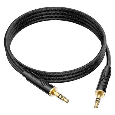 Кабель Hoco Friend audio cable AUX UPA30 |1m| черный фото №2