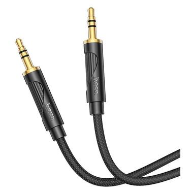 Кабель Hoco Friend audio cable AUX UPA30 |1m| черный фото №1