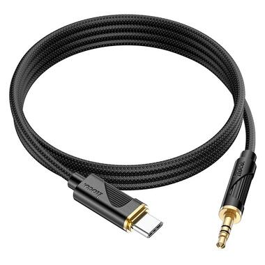 Кабель Hoco Friend digital audio conversion cable aux to Type-C UPA30 |1m DAC| черный фото №2