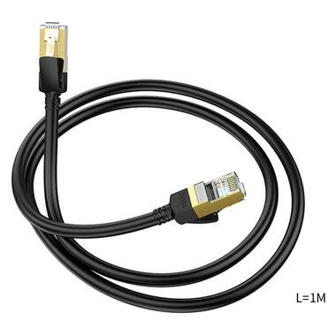 Кабель Hoco LAN RJ45 Level pure copper gigabit ethernet cable US02 |1m| черный фото №2