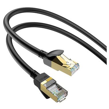 Кабель Hoco LAN RJ45 Level pure copper gigabit ethernet cable US02 |1m| черный фото №1