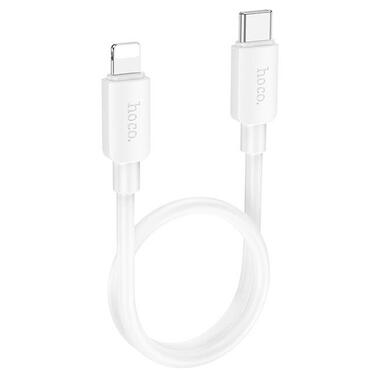 Кабель Hoco Lightning PD Hyper charging data cable X96 |0.25m 2.4A/20W| белый фото №1
