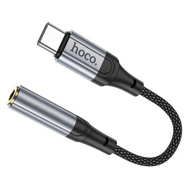 Переходник HOCO Fresh Digital Type-C to 3.5 audio converter LS36 черный фото №4
