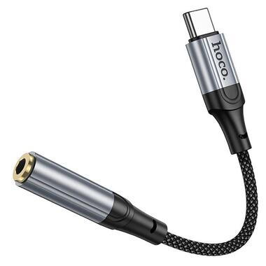 Переходник HOCO Fresh Digital Type-C to 3.5 audio converter LS36 черный фото №5