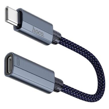 Переходник HOCO Type-C male to iP female charging and data adapter cable UA29A черный фото №6