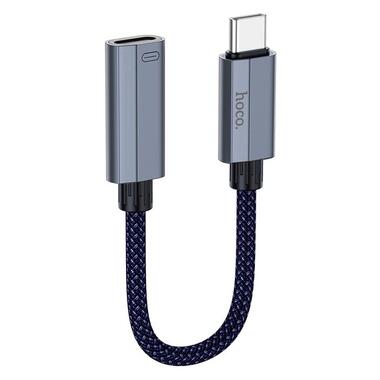 Переходник HOCO Type-C male to iP female charging and data adapter cable UA29A черный фото №3