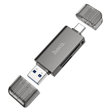 Переходник HOCO USB &; Type-C 3.0 high-speed Card reader HB39 черный фото №7