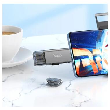 Переходник HOCO USB &; Type-C 3.0 high-speed Card reader HB39 черный фото №8