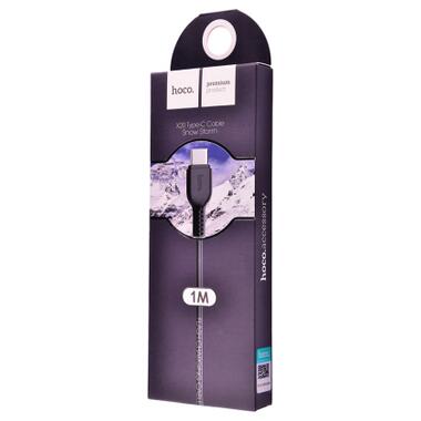 Дата кабель USB 2.0 AM to USB-C 1.0m 3A PVC X20 black HOCO (6957531068846) фото №5