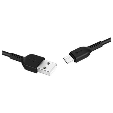 Дата кабель USB 2.0 AM to USB-C 1.0m 3A PVC X20 black HOCO (6957531068846) фото №2