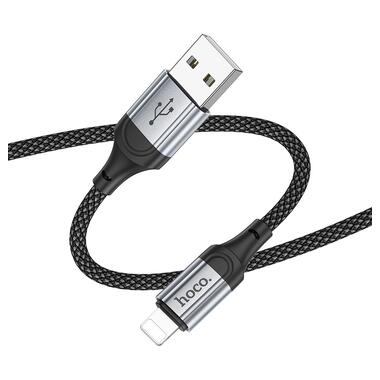 Кабель HOCO X102 Fresh charging data cable iP Black (6942007608756) фото №6