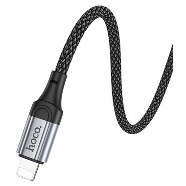 Кабель HOCO X102 Fresh charging data cable iP Black (6942007608756) фото №3