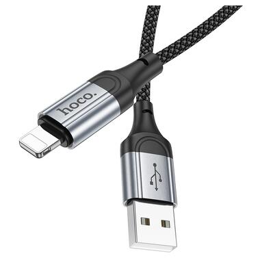 Кабель HOCO X102 Fresh charging data cable iP Black (6942007608756) фото №4