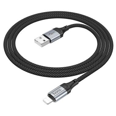 Кабель HOCO X102 Fresh charging data cable iP Black (6942007608756) фото №7