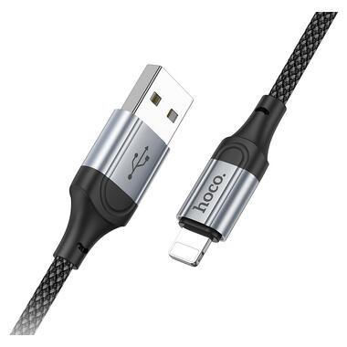 Кабель HOCO X102 Fresh charging data cable iP Black (6942007608756) фото №5