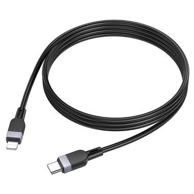 Кабель HOCO X109 Energy PD silicone charging data cable iP(L=1M) Black (6942007636186) фото №5