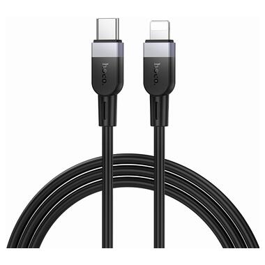 Кабель HOCO X109 Energy PD silicone charging data cable iP(L=1M) Black (6942007636186) фото №1