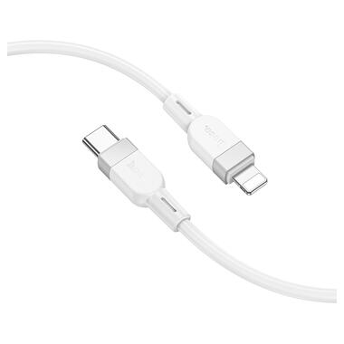 Кабель HOCO X109 Energy PD silicone charging data cable iP(L=1M) White (6942007636193) фото №4
