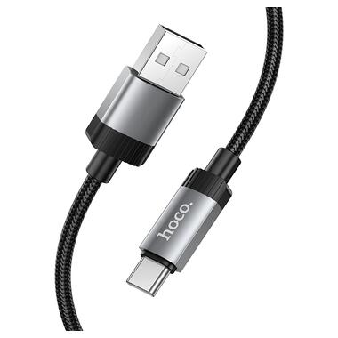 Кабель HOCO X117 Star charging data cable Type-C Black (6942007652568) фото №4