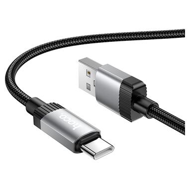 Кабель HOCO X117 Star charging data cable Type-C Black (6942007652568) фото №3