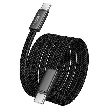 Кабель HOCO X125 Exceso 60W charging data cable C to C Black (6942007671682) фото №4