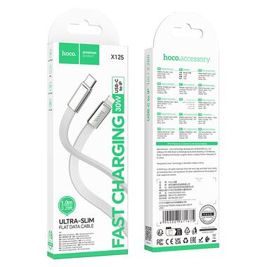 Кабель HOCO X125 Exceso PD30W charging data cable iP White (6942007671675) фото №2