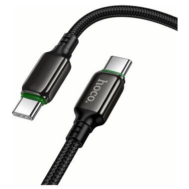 Кабель HOCO X127 Exceed 60W charging data cable C to C Black (6942007675611) фото №3