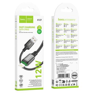 Кабель HOCO X127 Exceed charging data cable iP Black (6942007675598) фото №2