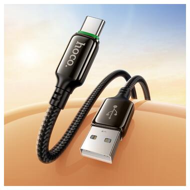 Кабель HOCO X127 Exceed charging data cable Type-C Black (6942007675604) фото №8