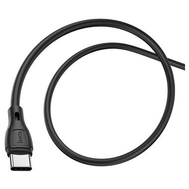 Кабель HOCO X61 Ultimate silicone charging data cable for Type-C Black (6931474747846) фото №4