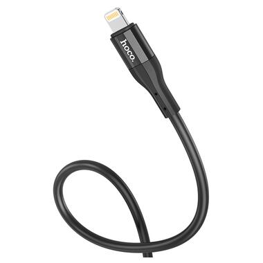 Кабель HOCO X72 Creator silicone charging data cable for iP Black (6931474761750) фото №5