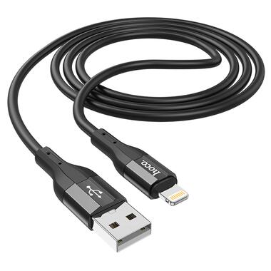 Кабель HOCO X72 Creator silicone charging data cable for iP Black (6931474761750) фото №6