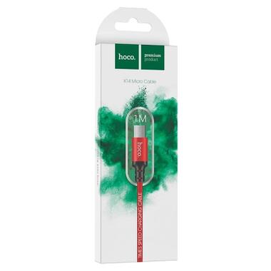 Дата кабель USB 2.0 AM to Micro 5P 1.0m X14 red HOCO (6957531062851) фото №5