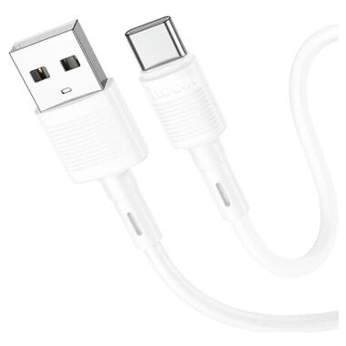 Дата кабель USB 2.0 AM to USB-C 1.0m 3A X83 white HOCO (6931474770912) фото №1