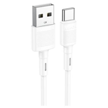 Дата кабель USB 2.0 AM to USB-C 1.0m 3A X83 white HOCO (6931474770912) фото №4
