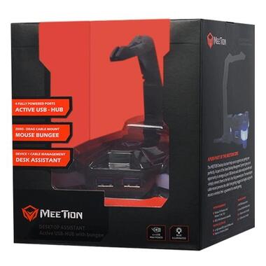 Держатель провода мыши MeeTion  Mouse Bungee Stand black (12662) фото №5