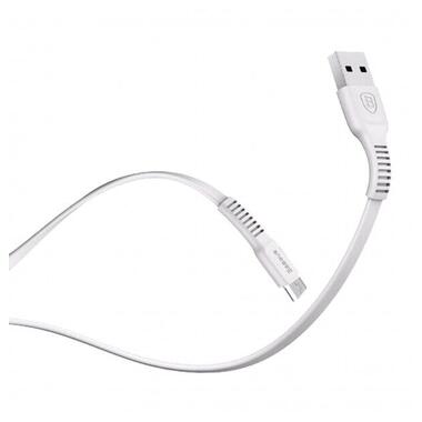 Дата-кабель Baseus Tough USB to Micro USB 2A (1 м) White фото №3