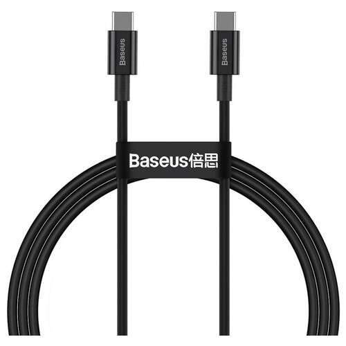 Дата кабель Baseus Superior Series Fast Charging Type-C to Type-C PD 100W (2 м) (CATYS-C) чорний фото №1