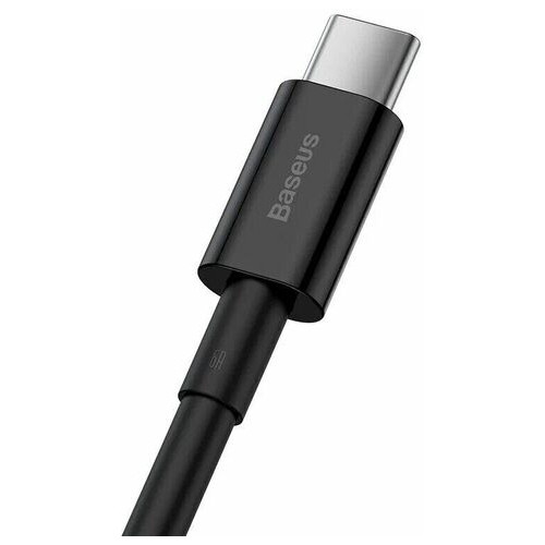 Дата кабель Baseus Superior Series USB Type A Type-C 6 А, 1 м Black (CATYS-01) фото №3