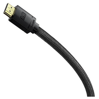 Кабель Baseus High Definition Series 8K HDMI - HDMI 1 м Black (WKGQ000001) фото №2