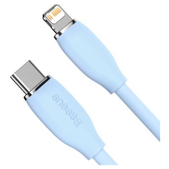 Дата кабель Baseus USB-C to Lightning 1.2 м 20W Blue (CAGD020003) фото №2