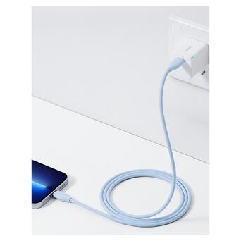 Дата кабель Baseus USB-C to Lightning 1.2 м 20W Blue (CAGD020003) фото №7