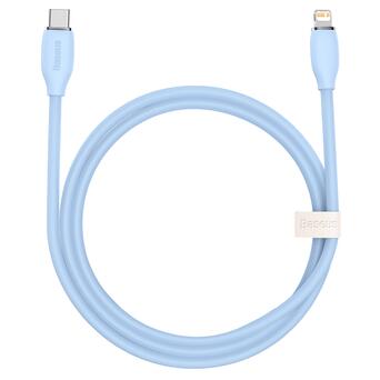 Дата кабель Baseus USB-C to Lightning 1.2 м 20W Blue (CAGD020003) фото №1