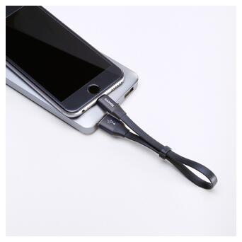Дата кабель Baseus Nimble Portable USB to Lightning (23 см) (CALMBJ-B01) чорний фото №8