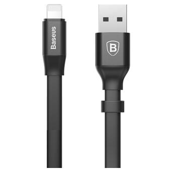 Дата кабель Baseus Nimble Portable USB to Lightning (23 см) (CALMBJ-B01) чорний фото №7