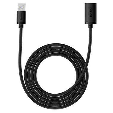 Кабель-подовжувач Baseus AirJoy Series USB3.0 Extension Cable 2 м Cluster (B00631103111-03) Black фото №1