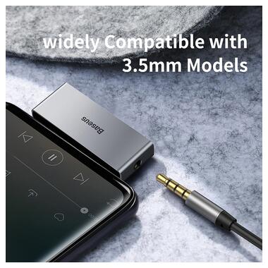 Адаптер переходник BASEUS Type-C to Type-C / 3.5 mm L57 |18W PD| черный фото №5